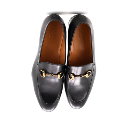 Gucci Men's Horsebit Loafers Leather 3548761 – Black