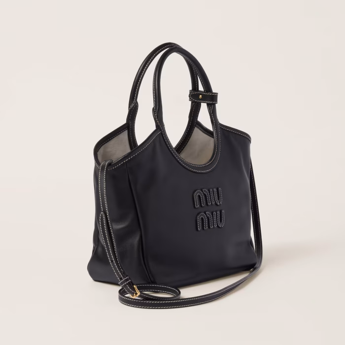 Miu Miu Ivy Leather Tote Bag